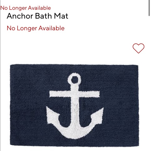 Pottery Barn Anchor Bath Rug - Picture 2 of 9